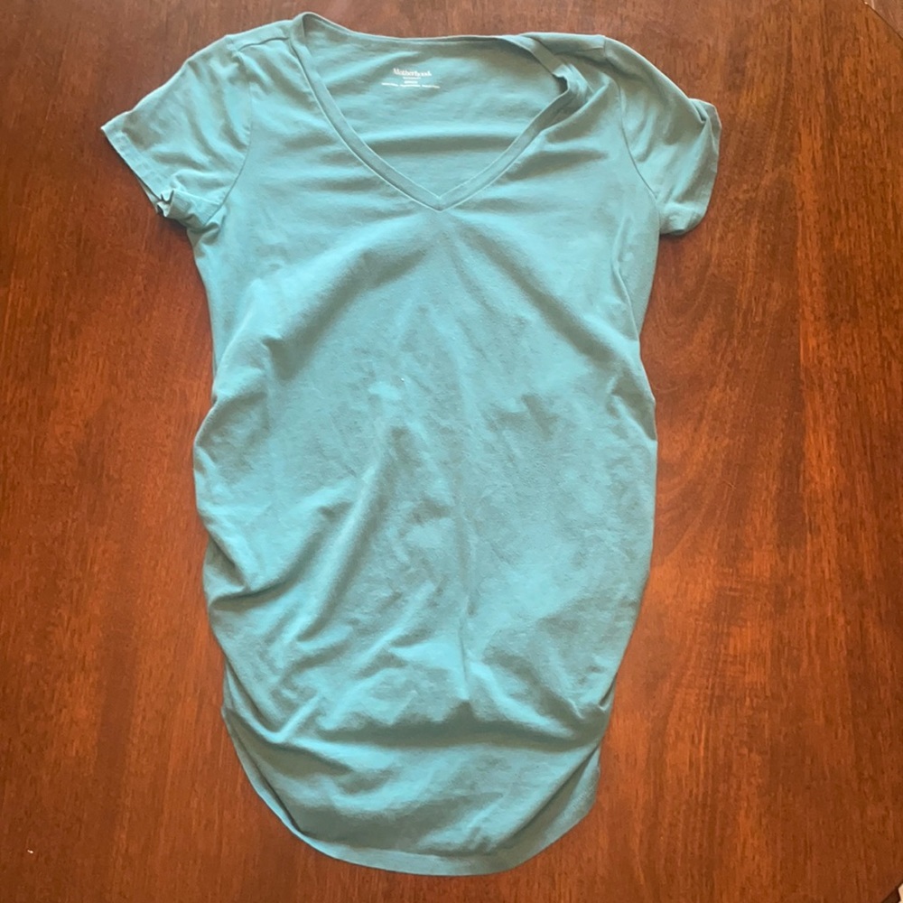 Motherhood Maternity Teal Tee Size Small